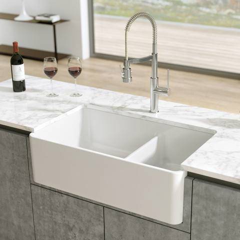 Double Bowl Farmhouse Sinks