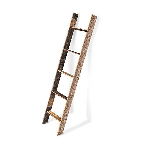 Decorative Ladder – Reclaimed Old Wooden store Ladder 4 Foot Rustic Barn Wood