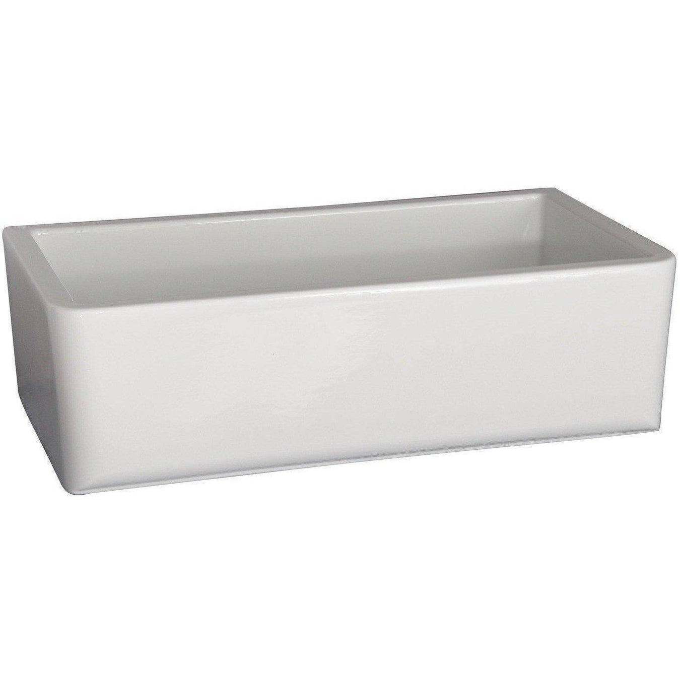 Shop 33" Fireclay Farmhouse Sink - Front Apron Kitchen Sinks